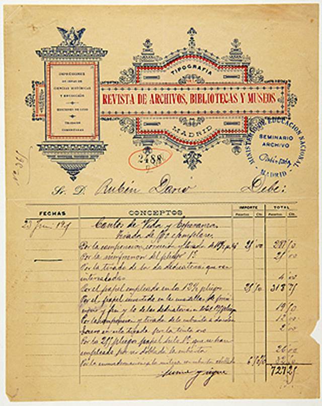 El Escritor D Tipografia Madrid23 06 1909 1