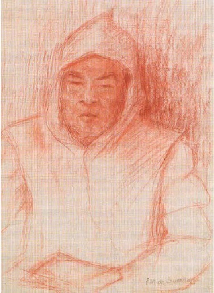Pilar Montaner Maturana - Retrato de Rubén Darío vestido de cartujo Pilar Montaner Maturana